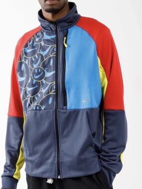 Nike Mens Smile Track Jacket XL NSW Tribute Logo Full zip N98